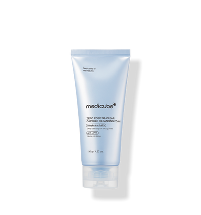 medicube Zero Pore Capsule Cleansing Foam 120g with bha for clean pores and acne