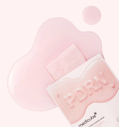medicube PDRN Pink Vita Coating Mask 22g X 5ea with peptide for anti-wrinkle and firmness