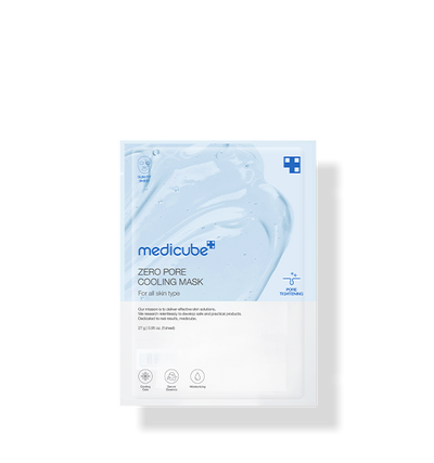 medicube Zero Pore Cooling Mask 27g X 5ea with niacinamide for bright skin and minimized pores