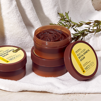 NEOGEN Dermalogy Real Polish - Royal Honey & Sugar Scrub 100g with aha for exfoliation and renewal