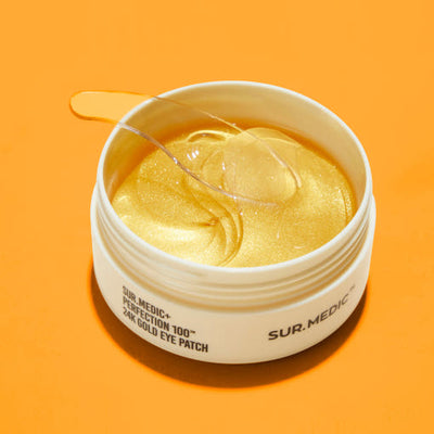 NEOGEN SUR.MEDIC+ Perfection 100TM 24K Gold Eye Patch 75g/60ea with niacinamide for bright skin and minimized pores