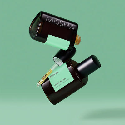 MISSHA Artemisia Calming Ampoule 75ml with mugwort for soothing for sensitive skin