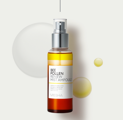 MISSHA Bee Pollen Renew Mist Ampoule 100ml with propolis for nourishment and protection