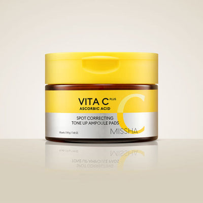 MISSHA Vita C Plus Spot Correcting Tone Up Ampoule Pads 210g/80pads - intensive treatment