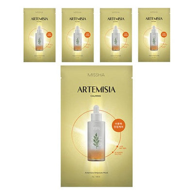 MISSHA Artemisia Ampoule Mask 27g X 5ea - buy online