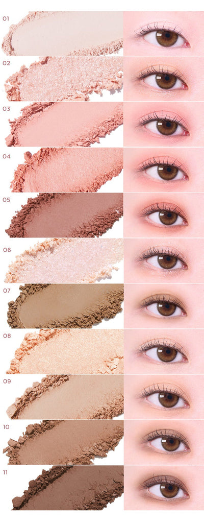 MISSHA Mood Moment Palette 12.5g #Rosy Rooftop - application method