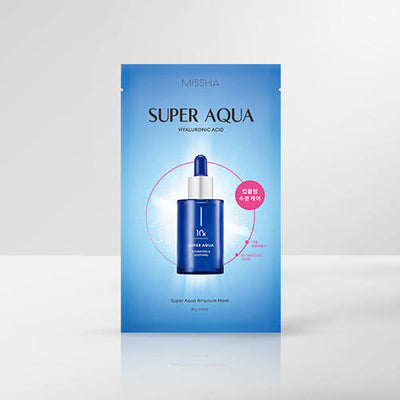 MISSHA Super Aqua Ampoule Mask 28g X 5ea with hyaluronic for deep hydration