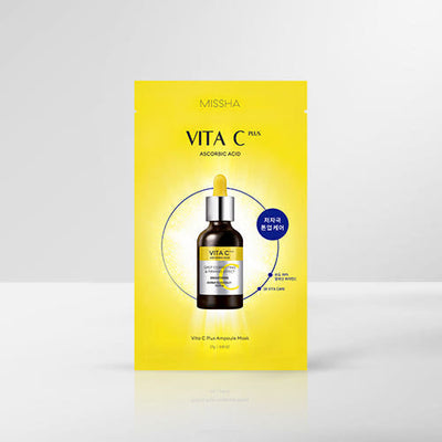 MISSHA Vita C Plus Ampoule Mask 27g X 5ea - intensive treatment