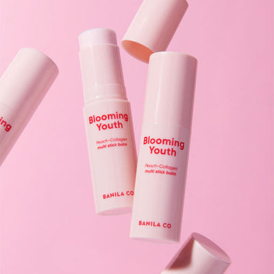 BANILA CO Blooming Youth Peach Collagen Multi Stick Balm 10.5g with peptide for anti-wrinkle and firmness