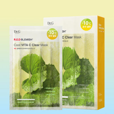 Dr.G RED BLEMISH Cool Vita C Clear Mask 30g X 10ea - buy online
