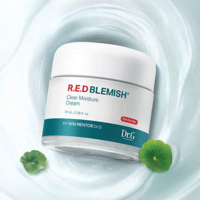 Dr.G RED BLEMISH CLEAR MOISTURE CREAM 70ml with cica for soothing and repair