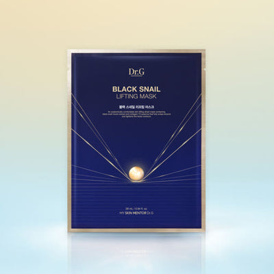 Dr.G Black Snail Lifting Mask 28ml X 10ea with collagen for firmness and elasticity