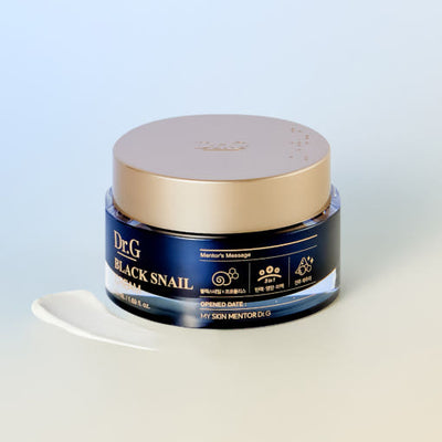 Dr.G Black Snail Cream 50ml with niacinamide for bright skin and minimized pores