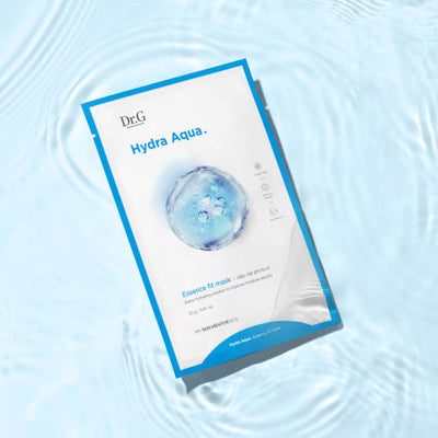 Dr.G Hydra Aqua Essence Fit Mask 23g X 10ea with hyaluronic for deep hydration