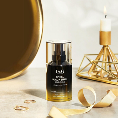Dr.G Royal Black Snail Ampoule 30ml with snail for regeneration and scars