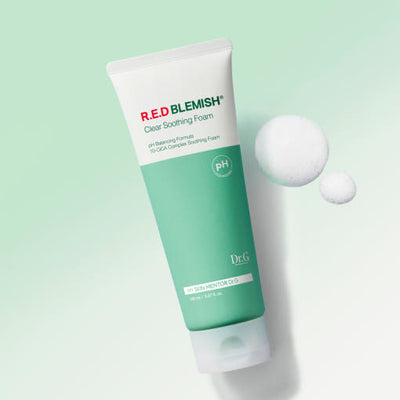 Dr.G pH Cleansing Red Blemish Clear Soothing Foam 150ml - deep cleansing