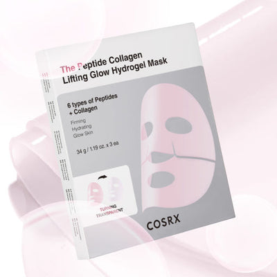 COSRX The Peptide Collagen Lifting Glow Hydrogel Mask 34g X 3ea - buy online