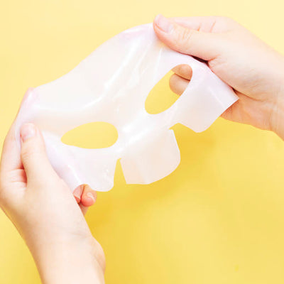 COSRX Advanced Snail Mucin Glass Glow Hydrogel Mask 34g X 3ea with peptide for anti-wrinkle and firmness