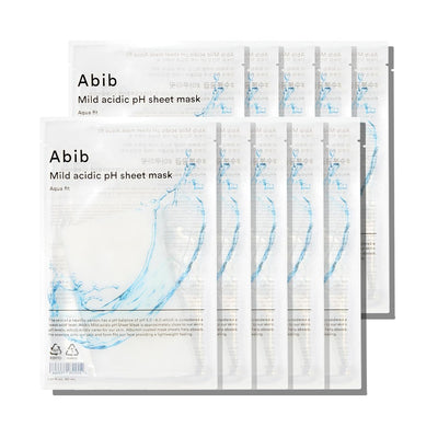 Abib Mild Acidic pH Sheet Mask Aqua Fit 30ml X 10ea - buy online