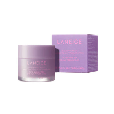 LANEIGE Lip Sleeping Mask EX 20ml #Taro Bubble Tea - weekly treatment