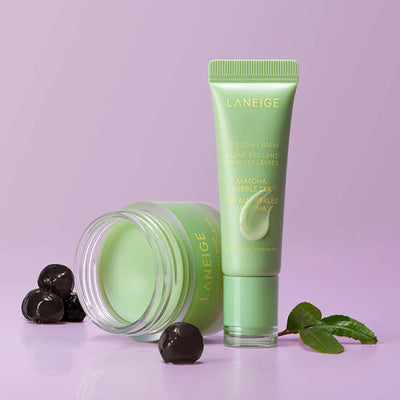 LANEIGE LIP GLOWY BALM 10ml #Matcha Bubble Tea - weekly treatment