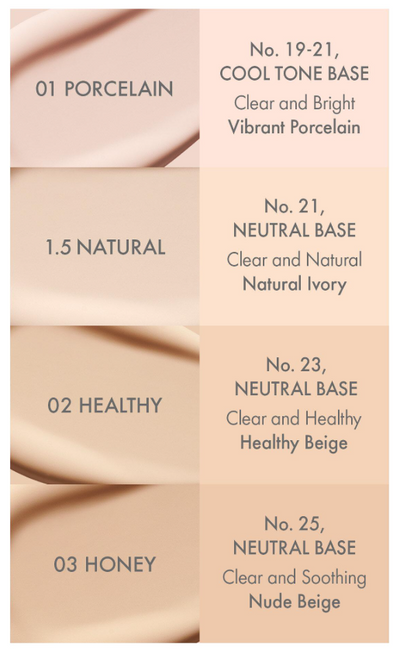 AMUSE Ceramic Skin Perfector Foundation SPF40 PA++ 30ml (4 Colors) - intensive hydration