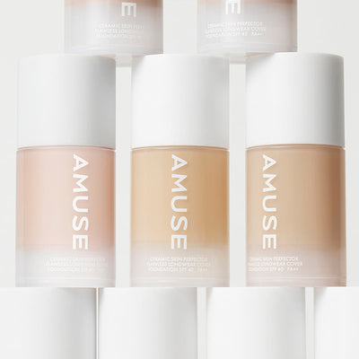 AMUSE Ceramic Skin Perfector Foundation SPF40 PA++ 30ml (4 Colors) - intensive hydration