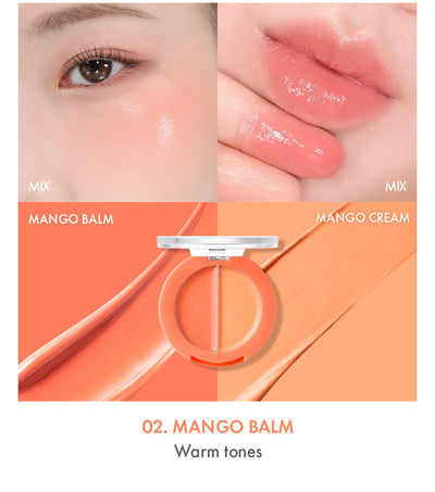 AMUSE Lip & Cheek Healthy Balm 3g (5 Colors) - lip hydration