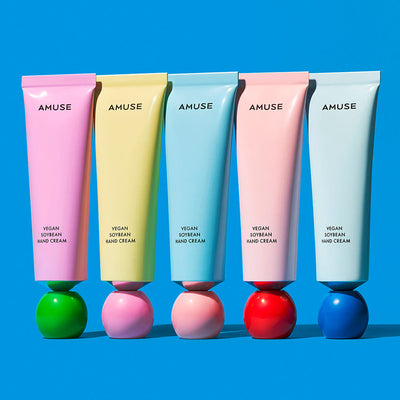 AMUSE Vegan Soybean Hand Cream 50ml with ceramide for strengthened skin barrier
