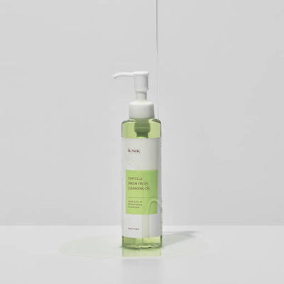 iUNIK Centella Green Fresh Cleansing Oil 200ml with fermented for improved absorption and brightness