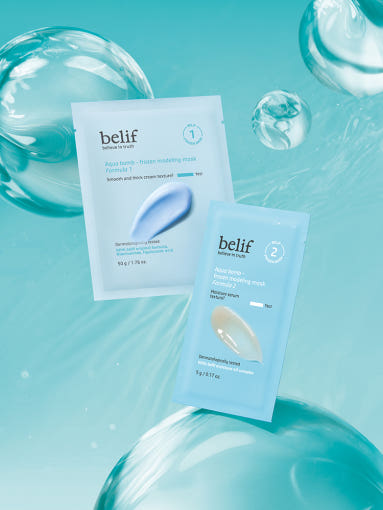 belif Aqua Bomb Frozen Modeling Mask 55g - weekly treatment