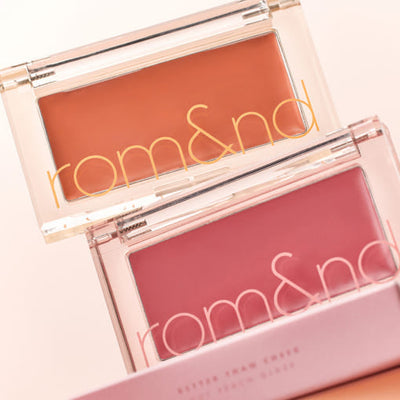 rom&nd Better Than Cheek GLAZED 2.4g (2 Colors) - product texture