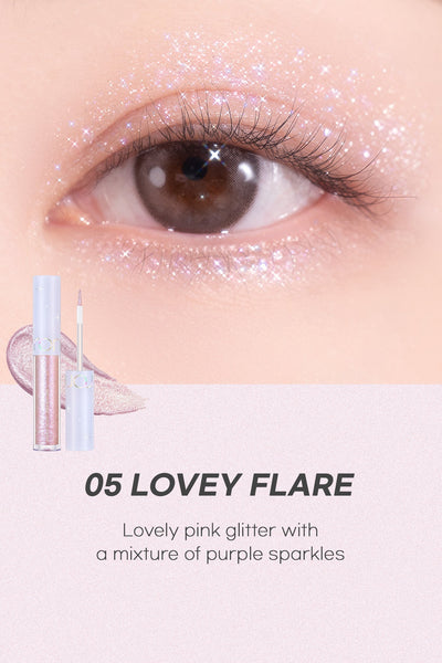 rom&nd The Universe Liquid Glitter 2g (4 Colors) - how to use