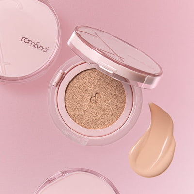 rom&nd Bloom In Coverfit Cushion SPF40 PA++ 15g (3 Colors) - sun protection