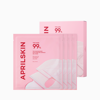 APRILSKIN TXA Niacinamide Collagen 99 Capsule Gel Mask 30g X 4ea - buy online