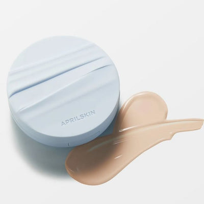 APRILSKIN Glowing Matt Cushion SPF50+ PA++++ Set 12g+12g(Refill) (5 Colors) - sun protection