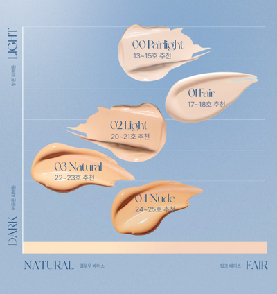 APRILSKIN Glowing Matt Cushion SPF50+ PA++++ Set 12g+12g(Refill) (5 Colors) - sun protection