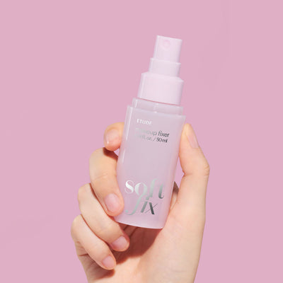 ETUDE Soft Fix Makeup Fixer 50ml - application method
