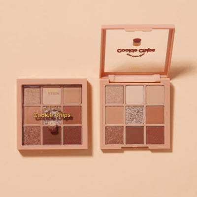 ETUDE Play Color Eyes 9-Color 7.2g #Cookie Chips - product texture