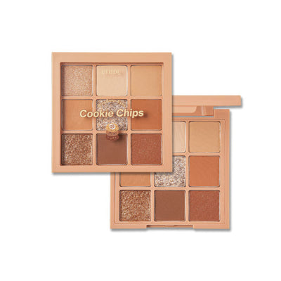 ETUDE Play Color Eyes 9-Color 7.2g #Cookie Chips - how to use