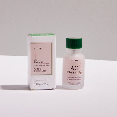 ETUDE AC Clean Up Pink Powder Spot 15ml - how to use