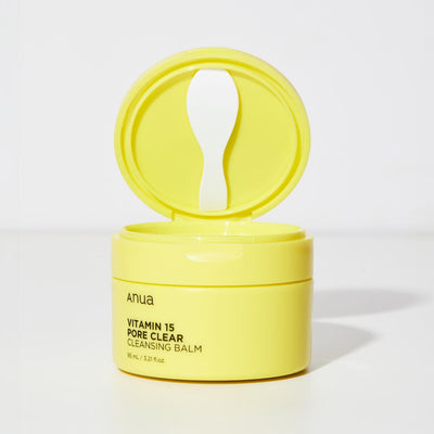 Anua Vitamin 15 Pore Clear Cleansing Balm 95ml with rice for brightness and smoothness