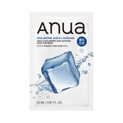Anua 8 Hyaluronic Acid Catechin Cool Slim Mask Sheet 24ml X 10ea - buy online