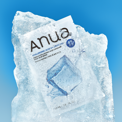 Anua 8 Hyaluronic Acid Catechin Cool Slim Mask Sheet 24ml X 10ea with hyaluronic for deep hydration