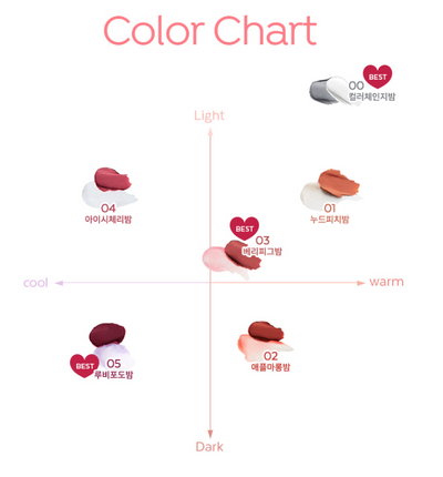 A'pieu Juicy Pang Mood Blending Lip & Cheek Balm 2.3g (6 colors) - deep cleansing