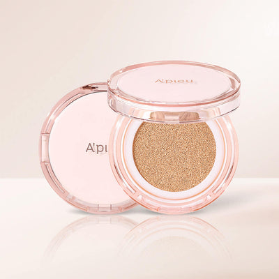 A'pieu Waterlock Cushion SPF50+ PA++++ 15g (2 Colors) with hyaluronic for deep hydration