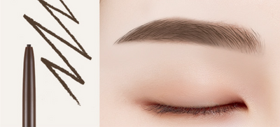 A'pieu Born To Be Madproof Skinny Brow Pencil #01 Dark Brown - how to use