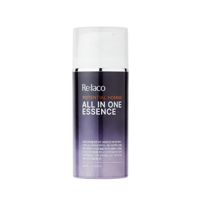 Relaco POTENTIAL HOMME ALL IN ONE ESSENCE 100ml with niacinamide for bright skin and minimized pores