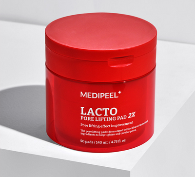 MEDIPEEL LACTO Pore Lifting Pad 2X 140ml / 50pads - buy online