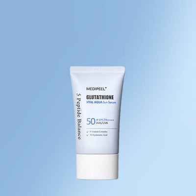 MEDIPEEL Glutathione Hyal Aqua Sun Serum SPF50+ PA++++ 50ml - buy online
